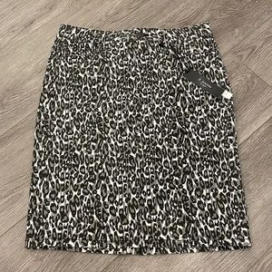 🆕 NWT D jeans leopard print skirt modern fit size 6 H8